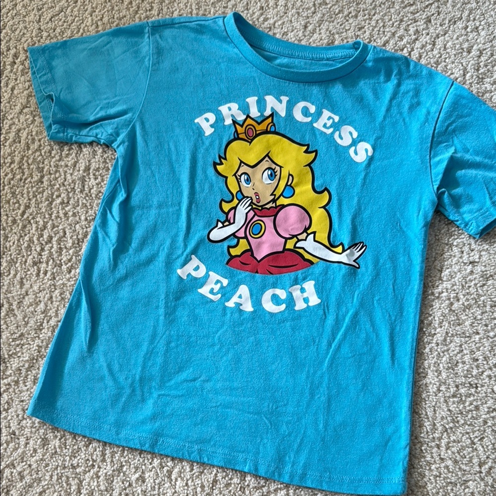Nintendo Super Mario Turquoise Princess 6/6x Tee